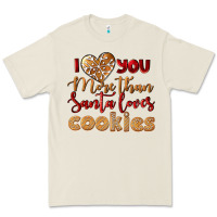 Bone i love you more than santa loves cookies Premium Tee - LillyAllenDesigns