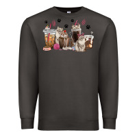 Smoke siberian cat coffee cups Premium Sweatshirt - texasbilliewilder