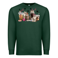Sports Green siberian cat coffee cups Premium Sweatshirt - texasbilliewilder