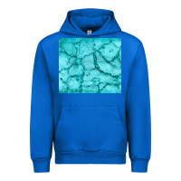 Cobalt turquoise glitter Urban Hoodie - JahusDesignShop