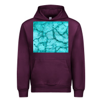 Mauve Wine turquoise glitter Urban Hoodie - JahusDesignShop