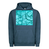 Pigment Midnight Navy turquoise glitter Urban Hoodie - JahusDesignShop