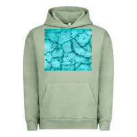 Pigment Oil Green turquoise glitter Urban Hoodie - JahusDesignShop