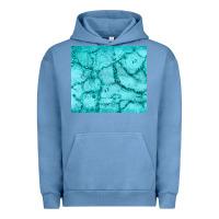 Pigment Pebble Blue turquoise glitter Urban Hoodie - JahusDesignShop