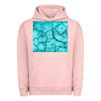 Pigment Salmon turquoise glitter Urban Hoodie - JahusDesignShop