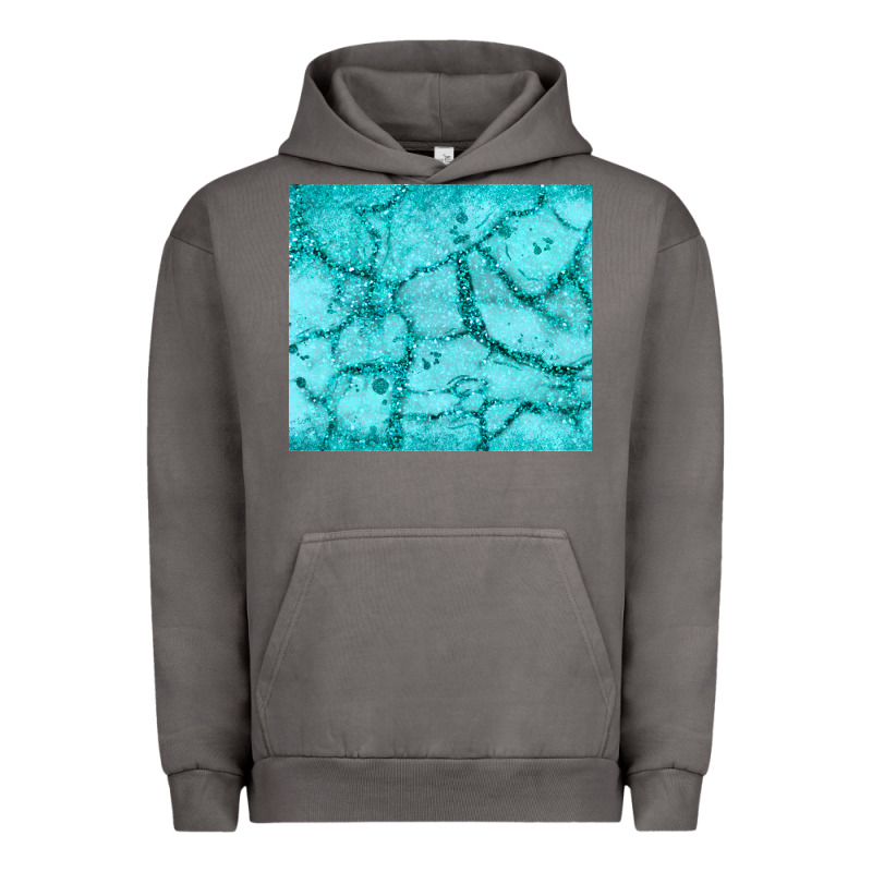 Turquoise Glitter Urban Hoodie by JahusDesignShop | Teevron