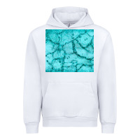 White turquoise glitter Urban Hoodie - JahusDesignShop