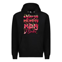 Black mom bruh Premium Hoodie - JahusDesignShop