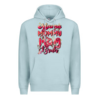 Blue Mist mom bruh Premium Hoodie - JahusDesignShop