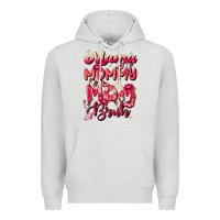 Dove Grey mom bruh Premium Hoodie - JahusDesignShop