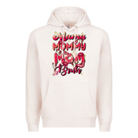 Pale Pink mom bruh Premium Hoodie - JahusDesignShop