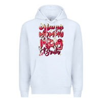 White mom bruh Premium Hoodie - JahusDesignShop