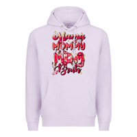 Lilac mom bruh Premium Hoodie - JahusDesignShop