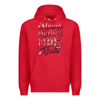 Red mom bruh Premium Hoodie - JahusDesignShop