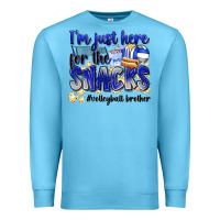 Ocean Blue im just here for the snacks volleyball brother Premium Sweatshirt - Zillion Design Studio