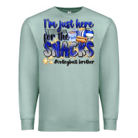 Seafoam im just here for the snacks volleyball brother Premium Sweatshirt - Zillion Design Studio