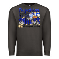 Smoke im just here for the snacks volleyball brother Premium Sweatshirt - Zillion Design Studio