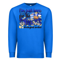 True Royal im just here for the snacks volleyball brother Premium Sweatshirt - Zillion Design Studio