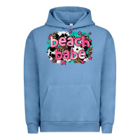 Pigment Pebble Blue beach babe Urban Hoodie - AdoDesignShop