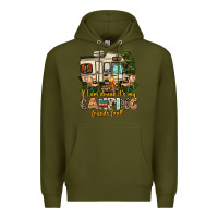 Army Green if i am drunk its my camping friends fault Premium Hoodie - AdoDesignShop