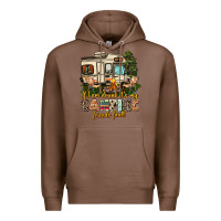 Chestnut if i am drunk its my camping friends fault Premium Hoodie - AdoDesignShop