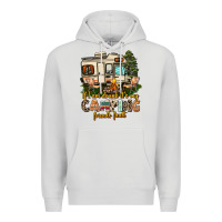 Dove Grey if i am drunk its my camping friends fault Premium Hoodie - AdoDesignShop