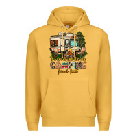 Mustard if i am drunk its my camping friends fault Premium Hoodie - AdoDesignShop