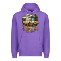 Purple if i am drunk its my camping friends fault Premium Hoodie - AdoDesignShop