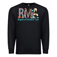 Black rma registered medical aide Premium Sweatshirt - Zillion Design Studio