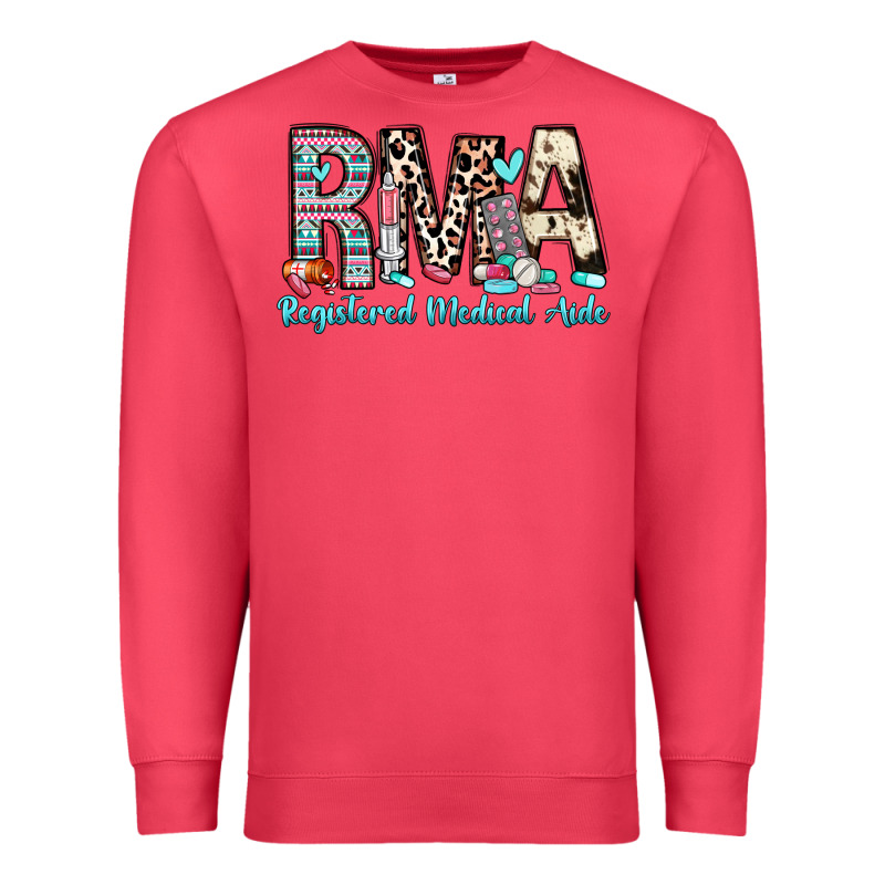 Rma Registered Medical Aide Premium Sweatshirt by Zillion Design Studio | Teevron
