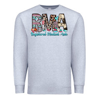 Heather Grey rma registered medical aide Premium Sweatshirt - Zillion Design Studio