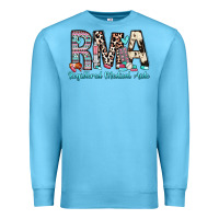 Ocean Blue rma registered medical aide Premium Sweatshirt - Zillion Design Studio