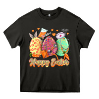 Asphalt Happy Easter Eggs Nurse Heavy Core Tee - LillyAllenDesigns