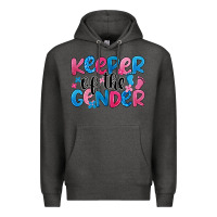 Charcoal Heather keeper of the gender Premium Hoodie - JahusDesignShop