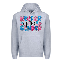 Heather Grey keeper of the gender Premium Hoodie - JahusDesignShop