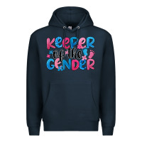 Navy keeper of the gender Premium Hoodie - JahusDesignShop