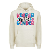 Oatmeal Heather keeper of the gender Premium Hoodie - JahusDesignShop