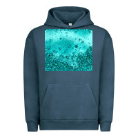 Pigment Midnight Navy turquoise glitter Urban Hoodie - JahusDesignShop