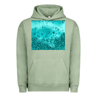 Pigment Oil Green turquoise glitter Urban Hoodie - JahusDesignShop