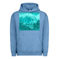 Pigment Pebble Blue turquoise glitter Urban Hoodie - JahusDesignShop