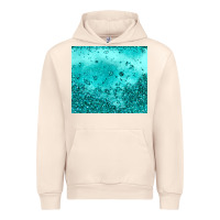 Sandshell turquoise glitter Urban Hoodie - JahusDesignShop