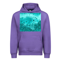 Tulip turquoise glitter Urban Hoodie - JahusDesignShop
