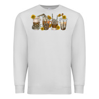 Dove Grey skeleton hands coffee cups Premium Sweatshirt - texasbilliewilder