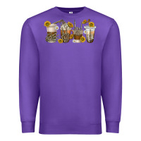 Purple skeleton hands coffee cups Premium Sweatshirt - texasbilliewilder