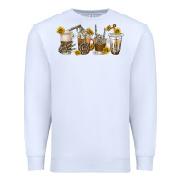 White skeleton hands coffee cups Premium Sweatshirt - texasbilliewilder