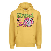 Antique Gold blessed with girls Premium Hoodie - JahusDesignShop