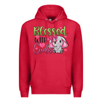 Cardinal blessed with girls Premium Hoodie - JahusDesignShop