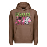 Chestnut blessed with girls Premium Hoodie - JahusDesignShop