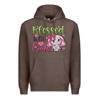 Coffee blessed with girls Premium Hoodie - JahusDesignShop