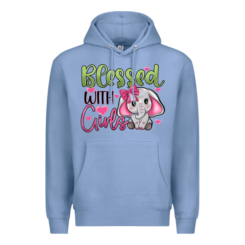 Blessed With Girls Premium Hoodie by JahusDesignShop | Teevron